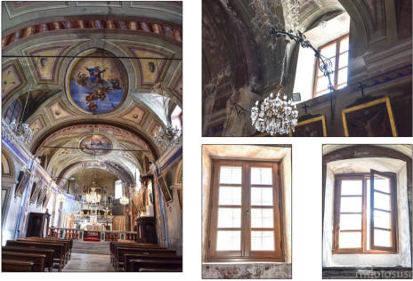 finestre eseguite in legno lamellare di Accoya
